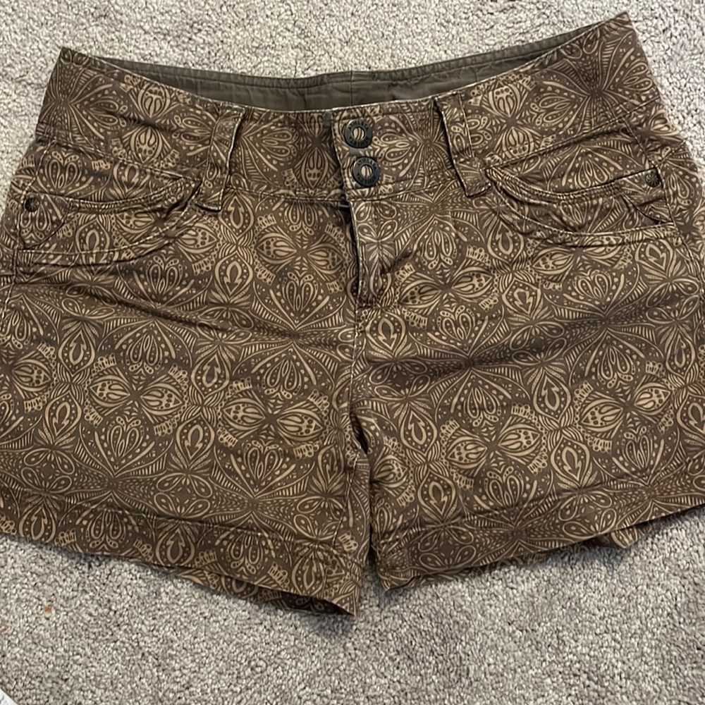 Athleta Printed Seaside Cotton Short in Falcon